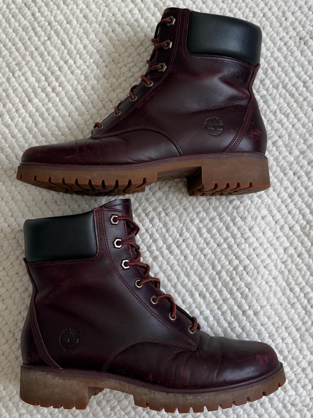 Timberland Women’s Jayne Waterproof Boots, Burgundy, size 8